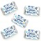 Big Dot of Happiness Hanukkah Menorah - Mini Candy Bar Wrapper Stickers - Chanukah Holiday Party Small Favors - 40 Count